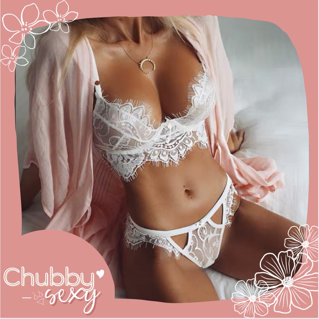 Bộ Đồ Lót Nữ Ren - Set Đồ Lót Ren Cao Cấp Thêu Hoạ Tiết Tỉ Mỉ Siêu Sexy - Nội Y Nữ Sexy - BDL05 - Chubby.Sexy