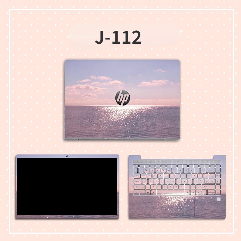 Miếng Dán PVC Ba Mặt Bảo Vệ Cho Laptop HP EliteBook 840 G1 G2 G3 G4 G5 14 inch