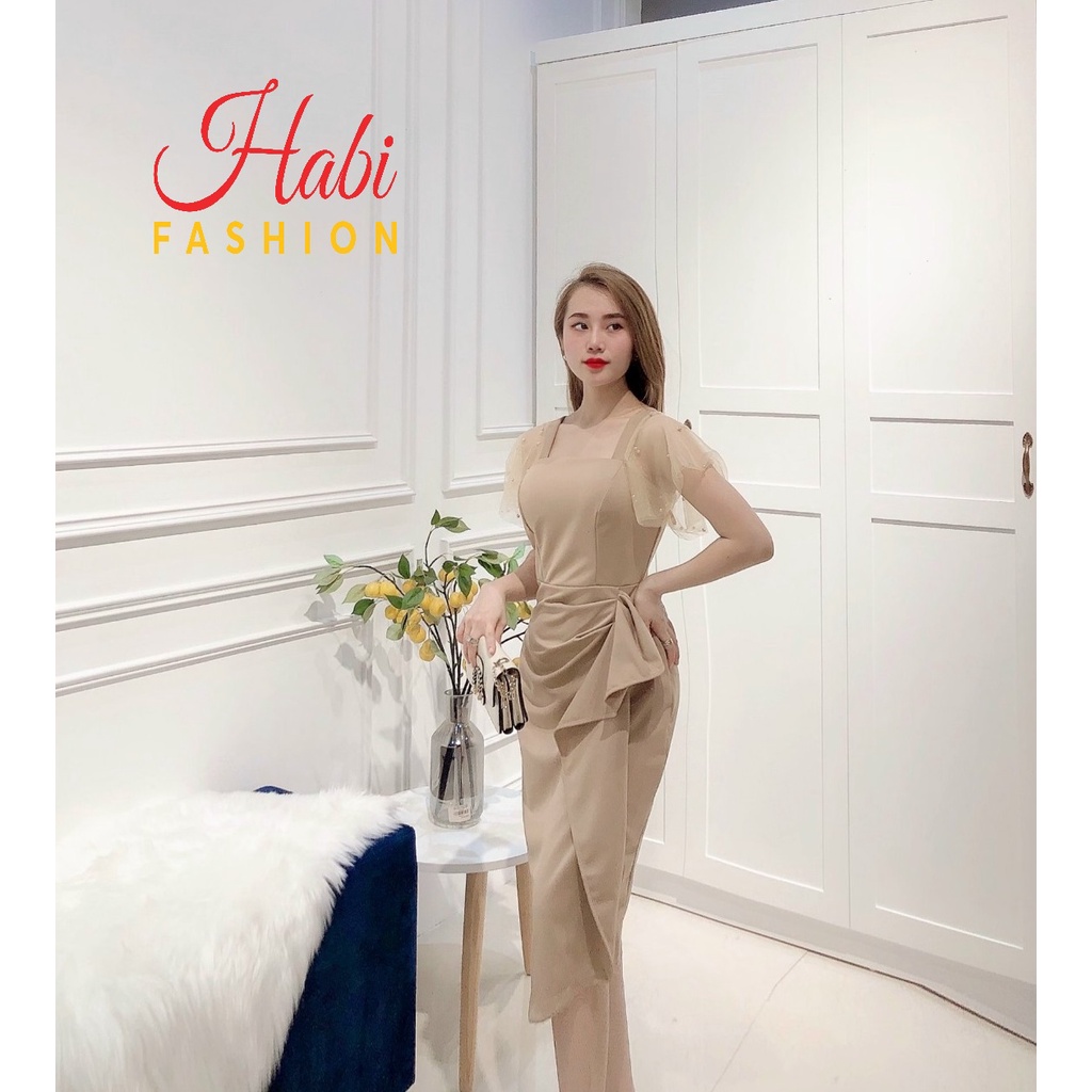 Đầm body 2 dây dự tiệc có mút ngực, đầm ôm 2 dây dự tiệc cực sang cổ đổ xẻ đùi tôn body