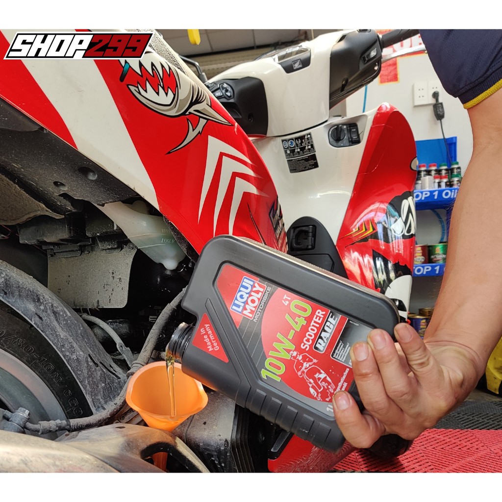 Nhớt xe tay ga cao cấp Liqui Moly SCOOTER RACE 10W40 1L