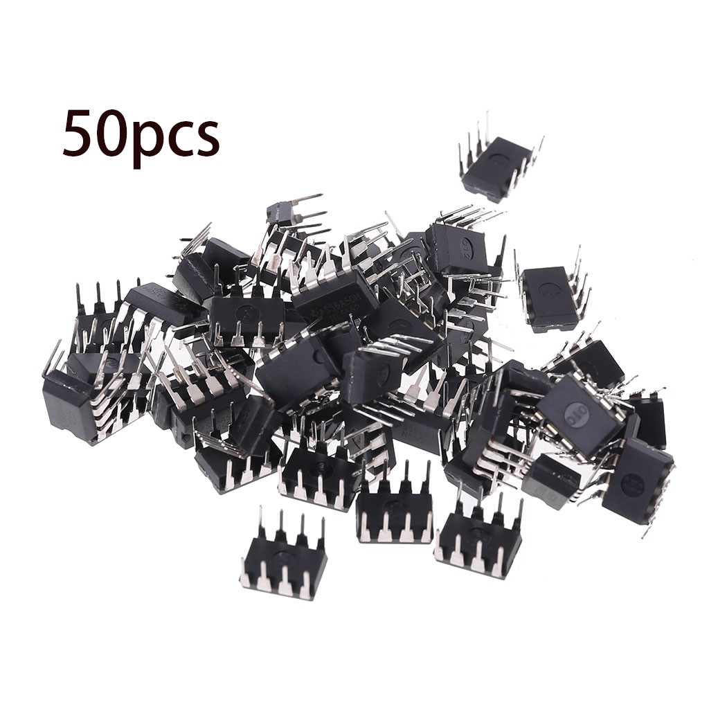 Bộ 50 cái chip NE555 NE555P DIP-8 IC hẹn giờ cực kép đơn