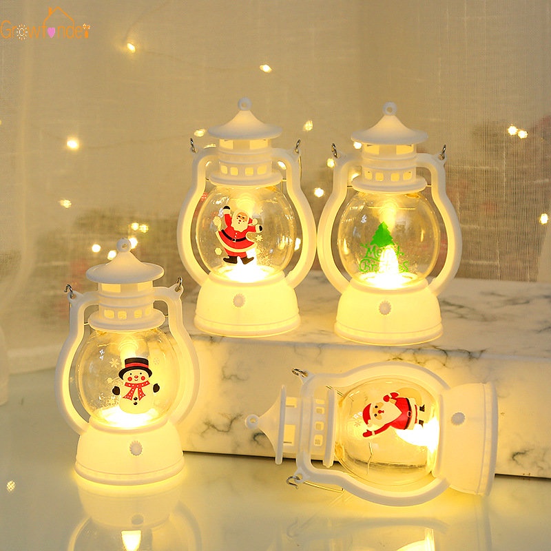 1 Đèn Lồng LED Chạy Bằng Pin Dùng Trang Trí Giáng Sinh, Năm Mới, Tiệc Giáng Sinh