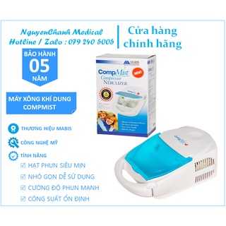 Máy xông khí dung Compmist Mabis NEW – Máy xông mũi họng cho Bé, Máy xông thuốc, Máy xông Chính Hãng
