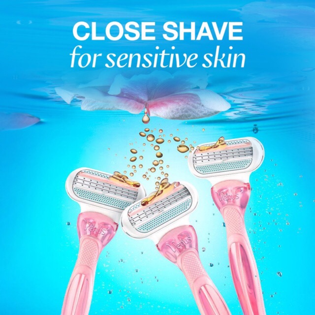 Dao Cạo Dành Cho Phụ Nữ Gillette Venus Sensitive (Giá 1 cây)