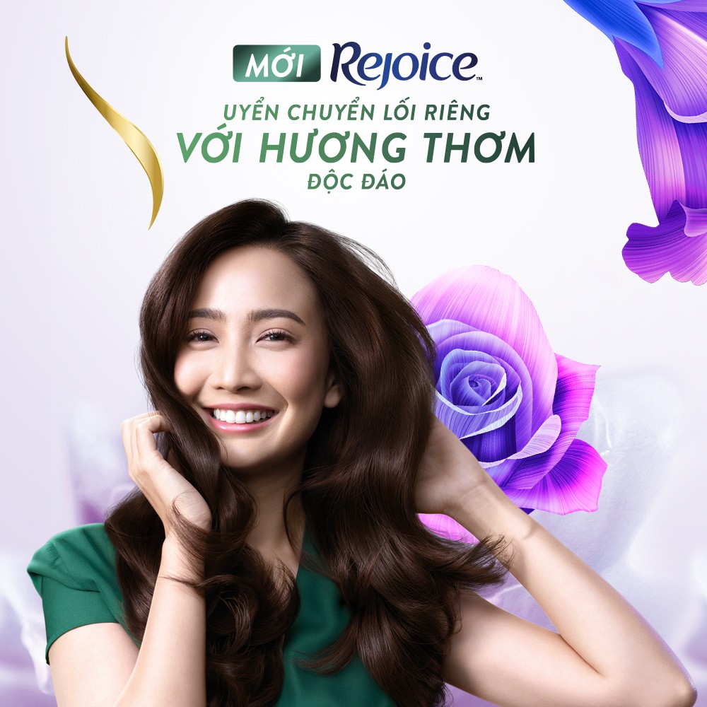 Dầu gội Rejoice nước hoa 650G - Hoa hồng