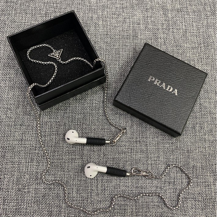 Vỏ Bảo Vệ Hộp Sạc Tai Nghe AirPods 1 / 2 / Pro Hình Chuỗi Xích Xinh Xắn