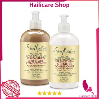 [Nhập Mỹ] Bộ Gội Xả SheaMoisture Jamaican Black Castor Oil Rinse Out Conditioner