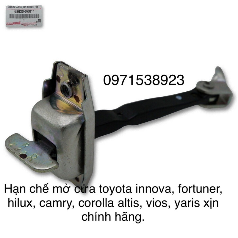 Hạn chế  cửa TOYOTA INNOVA HILUX FORTUNER VIOS CAMRY COROLLA ALTIS YARIS XỊN CHÍNH HÃNG
