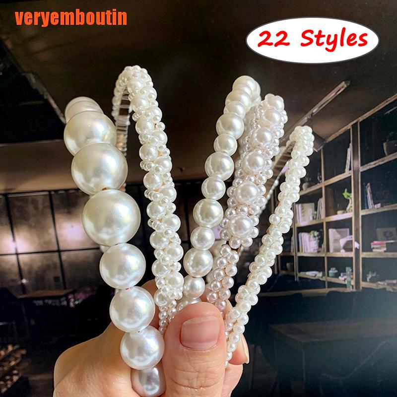 Cài Tóc Đính Hạt Ngọc Trai Giả Lấp Lánh Thời Trang