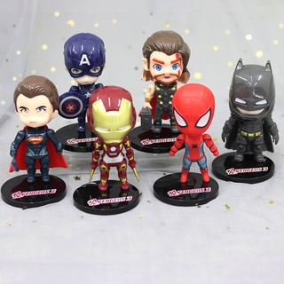Set 6 Mô Hình Các Nhân Vật Trong Phim justice league