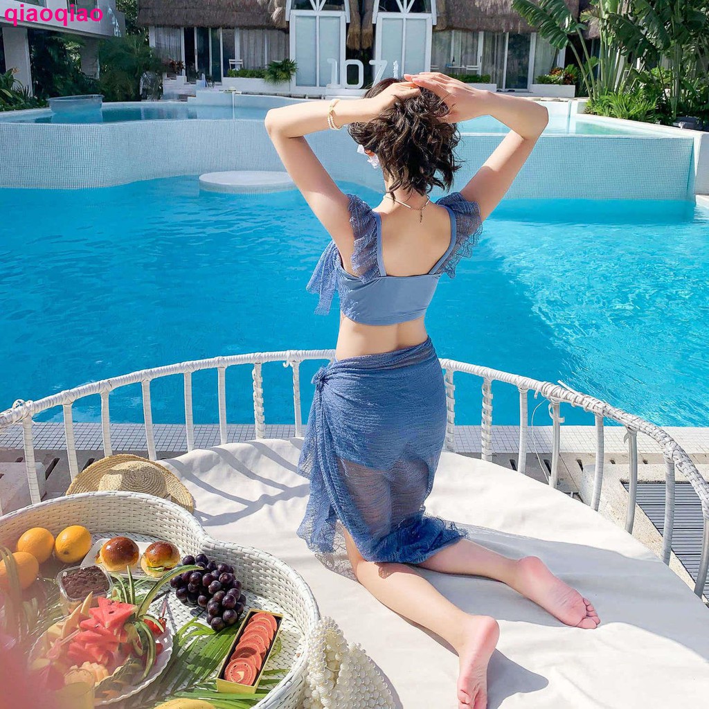 Set Bikini Kèm Áo Khoác Ngoài Quyến Rũ Cho Nữ | BigBuy360 - bigbuy360.vn