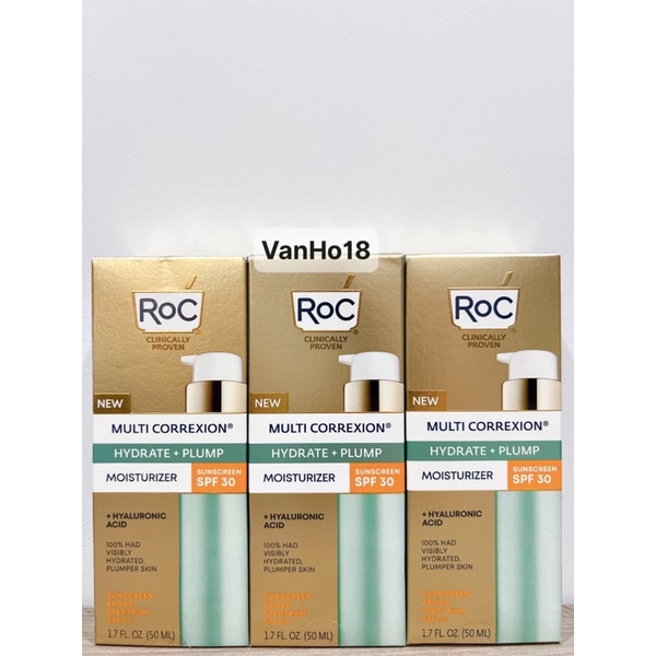 Kem dưỡng ngày RoC Multi Correxion Hydrate + Plump Moisturizer SPF30