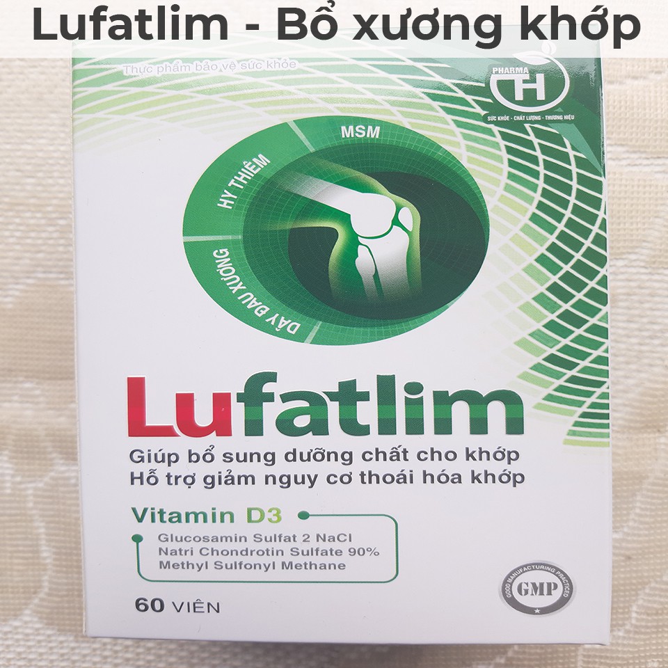 [GIÁ SỈ] LUFATLIM- Giảm đau, 𝐯𝐢𝐞̂𝐦 sưng xương khớp, Đau lưng, Tê bì chân tay, Nhức mỏi vai gáy