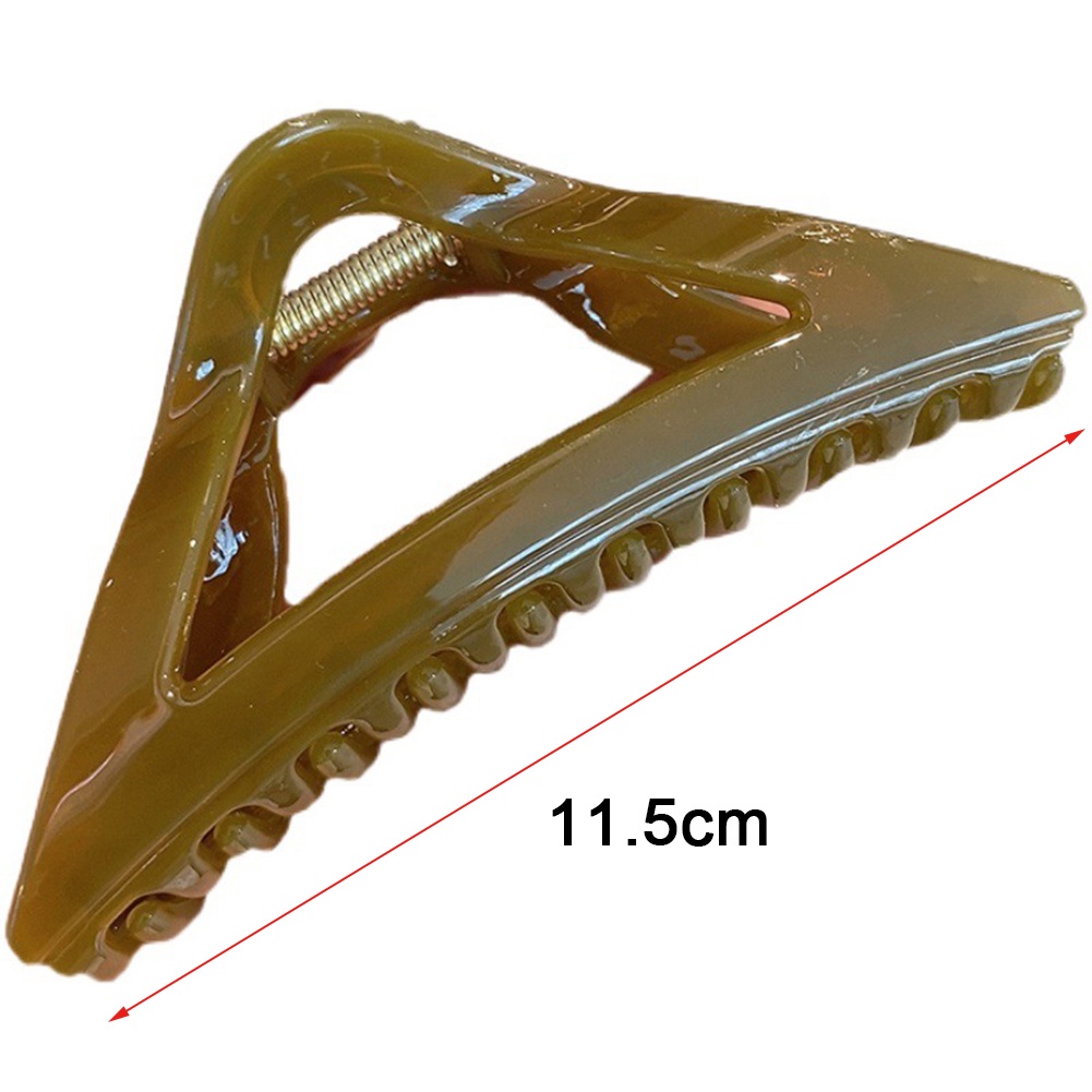 Kẹp Tóc Càng Cua Hình Tam Giác Rỗng Đơn Giản Khí Chất Trang Điểm Cho Nữ