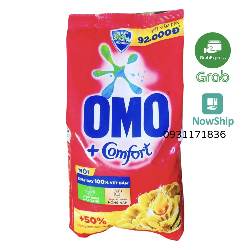 [Hoả Tốc] OMO Bột giặt Đỏ 6kg 6 kg và Tinh dầu thơm Comfort 5.5kg 5.5 kg 5,5kg hương Nước Hoa Hệ bọt thông minh