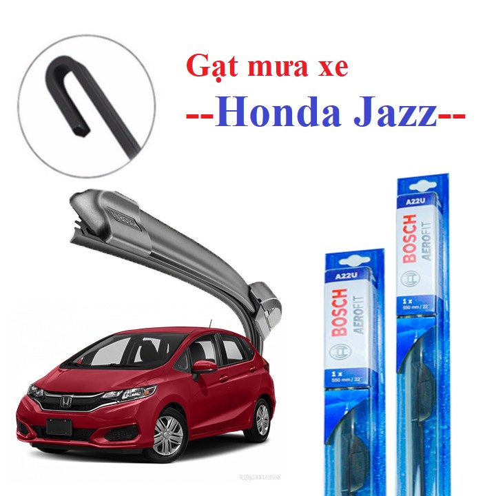 Gạt mưa Xe Honda Jazz Thương Hiệu Bosch - Giá 1 đôi