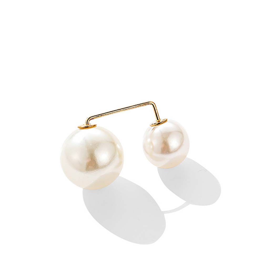 Set 3 ghim cài áo đính ngọc trai nhân tạo màu sắc phong cách thời trang cho nữ