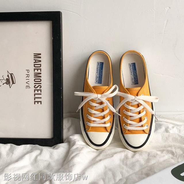 Giày Lười Canvas Cổ Thấp Thoáng Khí Thoải Mái Thời Trang Mùa Hè 34D | BigBuy360 - bigbuy360.vn