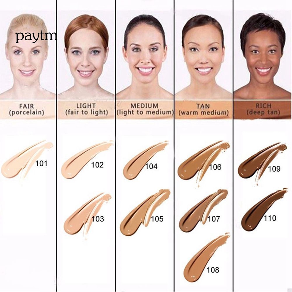 [Hàng mới về] Kem nền kết cấu lì che khuyết điểm chống thấm nước và kiềm dầu trên da