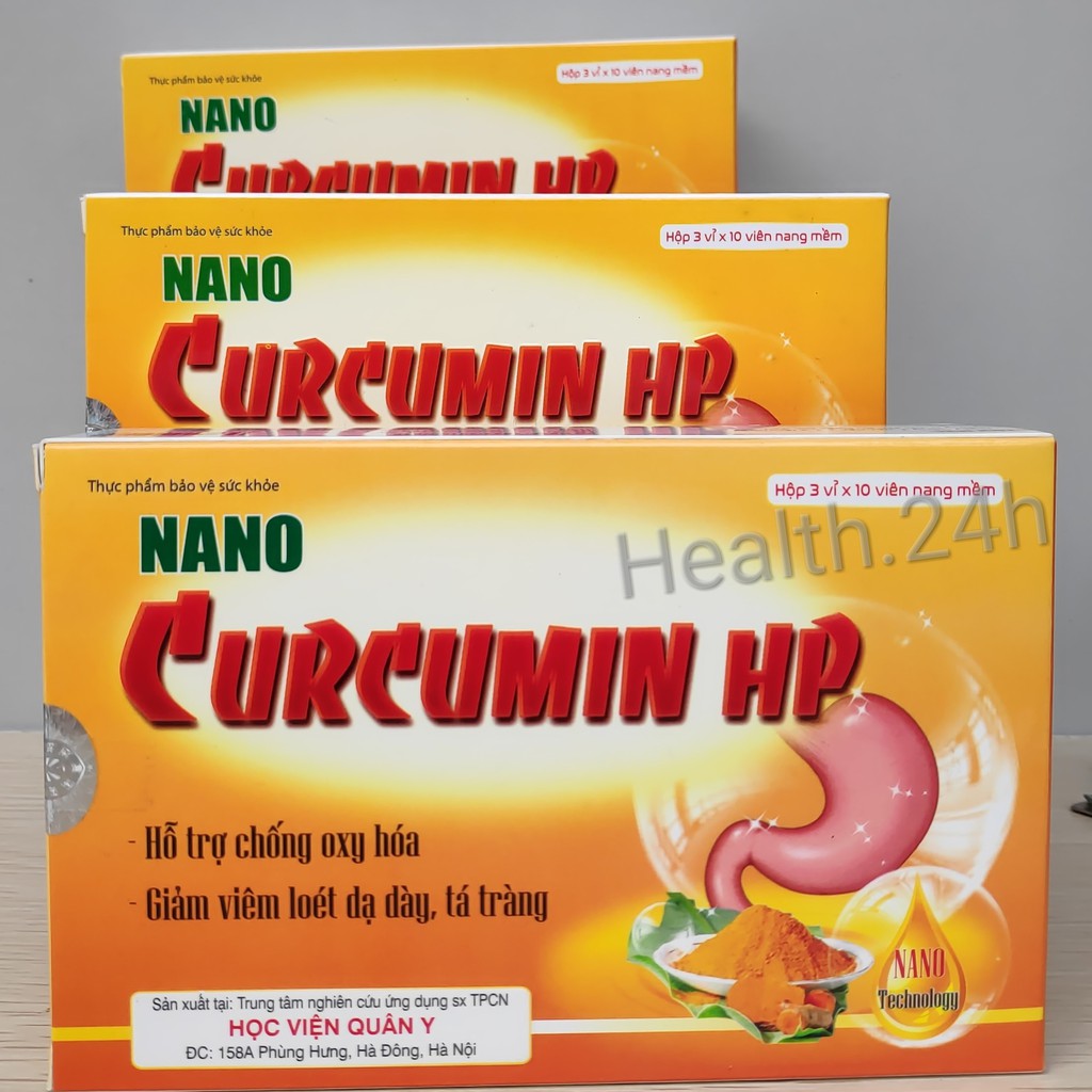 Nano Curcumin HP - Học Viện Quân y