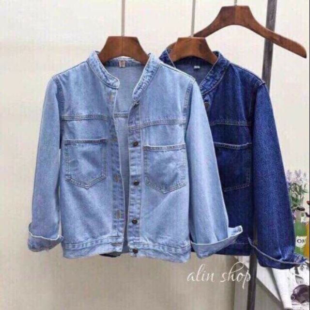 Áo khoác jean nữ đẹp dễ thương # khangshop1