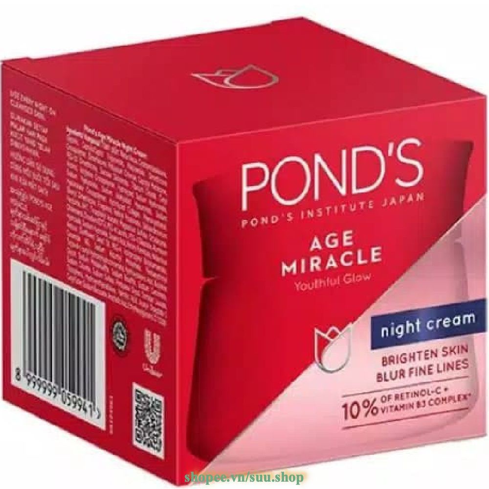 Kem Ngăn Ngừa Lão Hóa 50g Ban Đêm Ponds Age Miracle