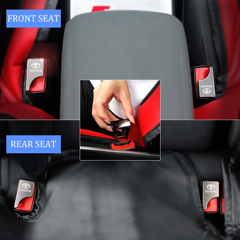 Phù Hợp Khóa Cài Dây An Toàn Vô Hình Đa Năng Cho Xe Hơi Toyota Vios Yaris Altis Camry Avanza