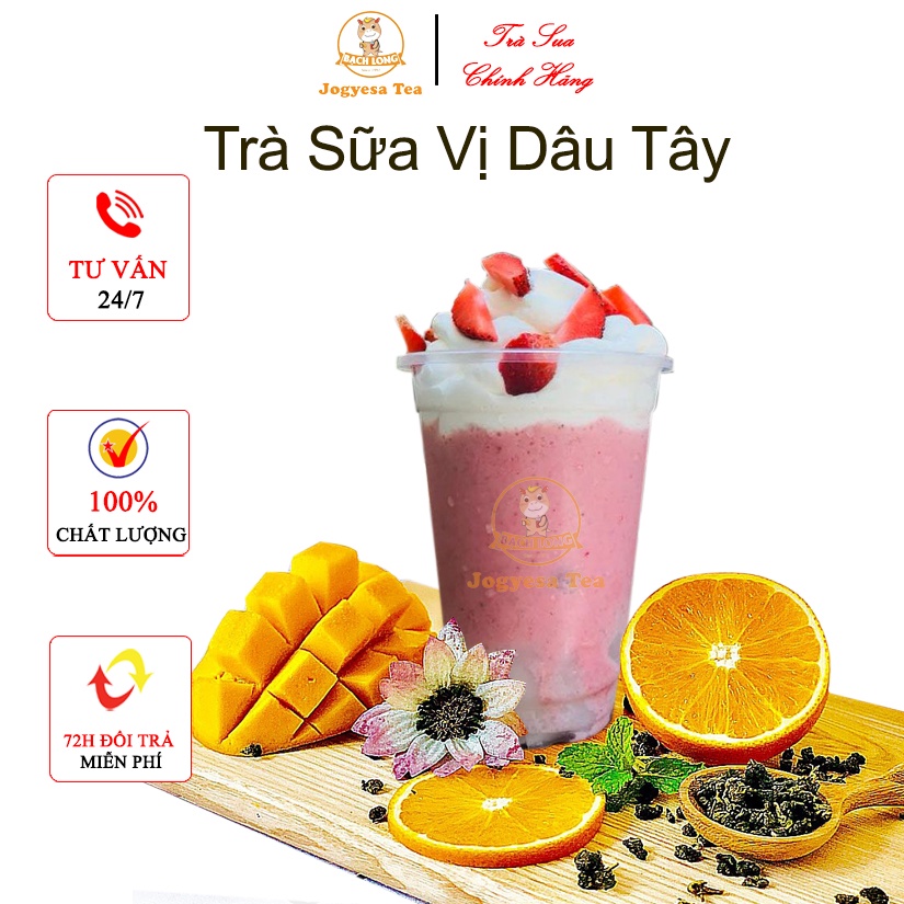 Trà Sữa Trân Châu Tự Pha Tại Nhà Vị Dâu Tây Ngon Rẻ