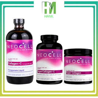 Collagen NEOCELL SUPER COLLAGEN +C 123, viên uống đẹp da