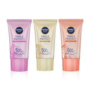 Kem chống nắng dưỡng da nivea sun triple protect - 40ml