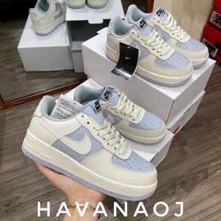 Giày Nike kem tím vitage cổ thấp 11 . Nike sneaker nam nữ kèm hộp