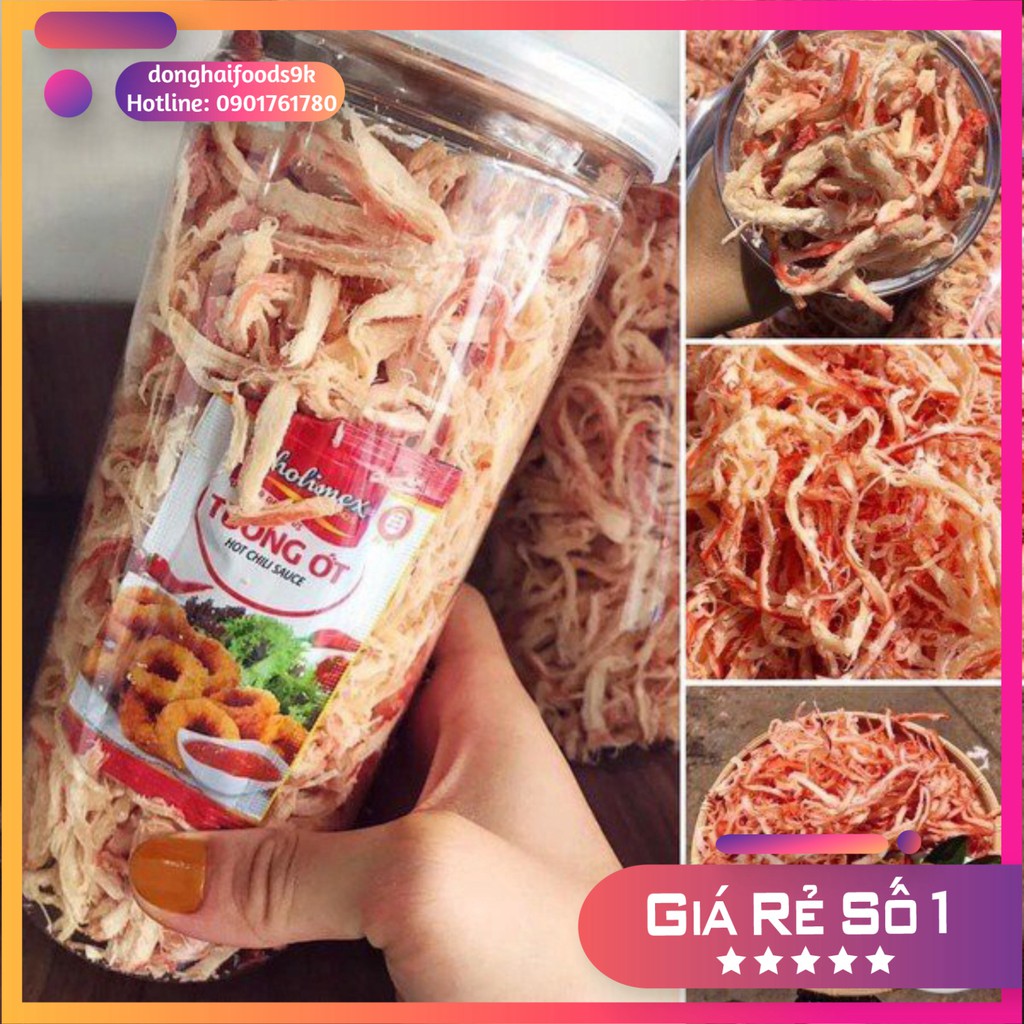 Mực Hấp Cốt Dừa 💖 FREESHIP 💖 Mực Xé Sợi Hấp Nước Cốt Dừa