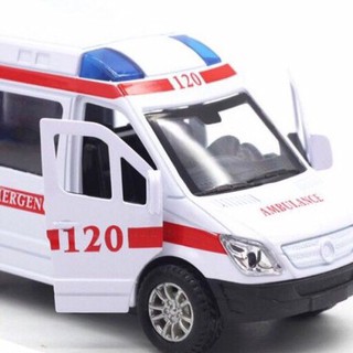 xe cứu thương, xe cs bằng sắt cho bé