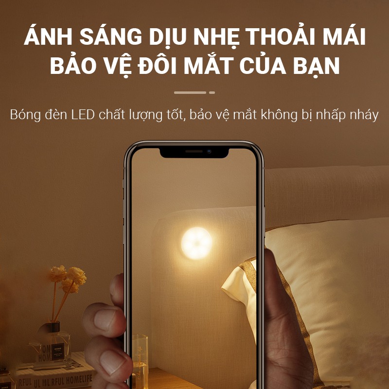 [TẶNG CÁP SẠC]Đèn LED cảm ứng trong đêm có người đi qua tự động sáng,sử dụng pin sạc cao cấp để cầu thang,phòng ngủ,tủ | BigBuy360 - bigbuy360.vn