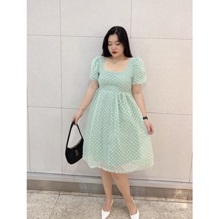 Váy babydoll tay bồng hở lưng bigsize fae babydoll