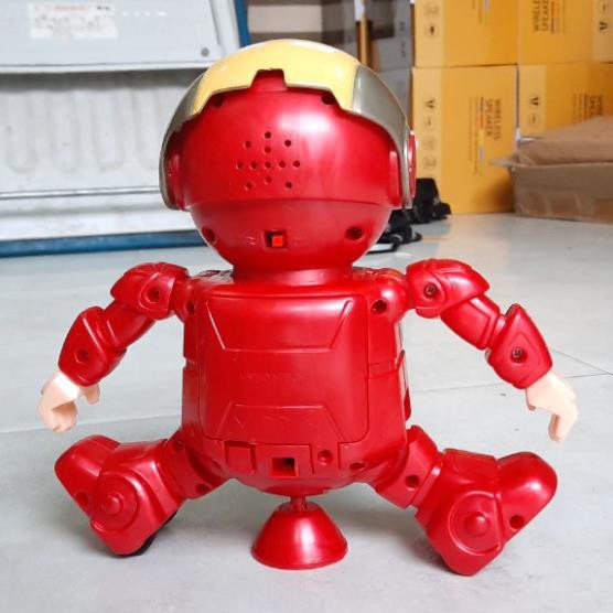 Đồ Chơi RoBot Iron Man - Người Sắt Nhảy Theo Nền Nhạc (Mở Được Mặt Nạ)