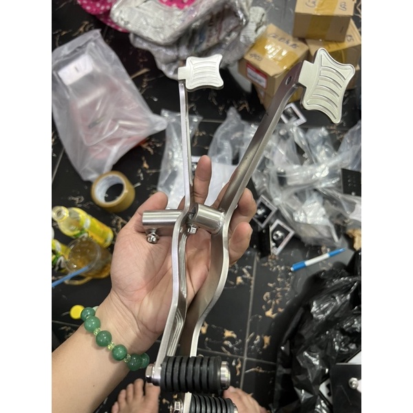 Cần số inox đặc gắn các dòng xe Wave / Dream / Future