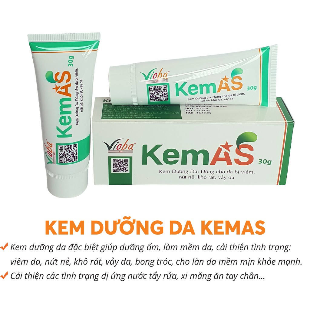 Kem dưỡng da KEMAS VIOBA tuýp/30g