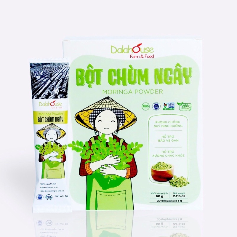 bột rau củ sấy lạnh dalahouse