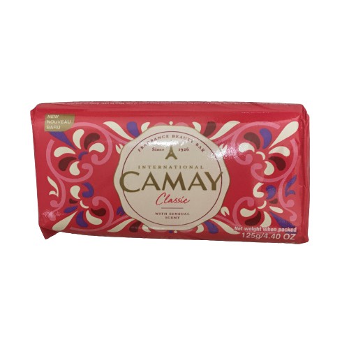 Xà bông tắm CAMAY hương nước hoa 125gr, ⚡SALE⚡ Xà bông cục quyến rũ hương nước hoa