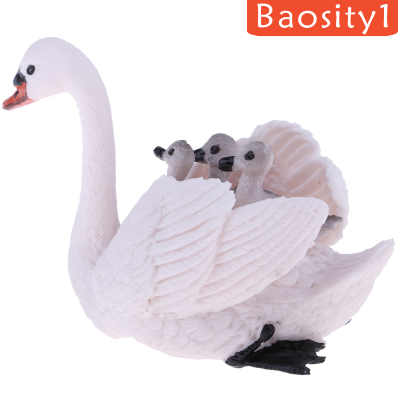 1 Mô Hình Thiên Nga Trắng Dễ Thương Cho Bé