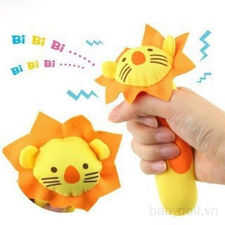 Đồ Chơi Chuông Lắc Cầm Tay Hình Động Vật Dễ Thương Cho Bé