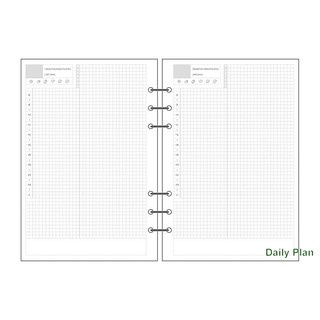 Ruột sổ còng 4-9 lỗ Basic A4 - B5, phụ kiện sổ còng, sổ planner, Kingdecor