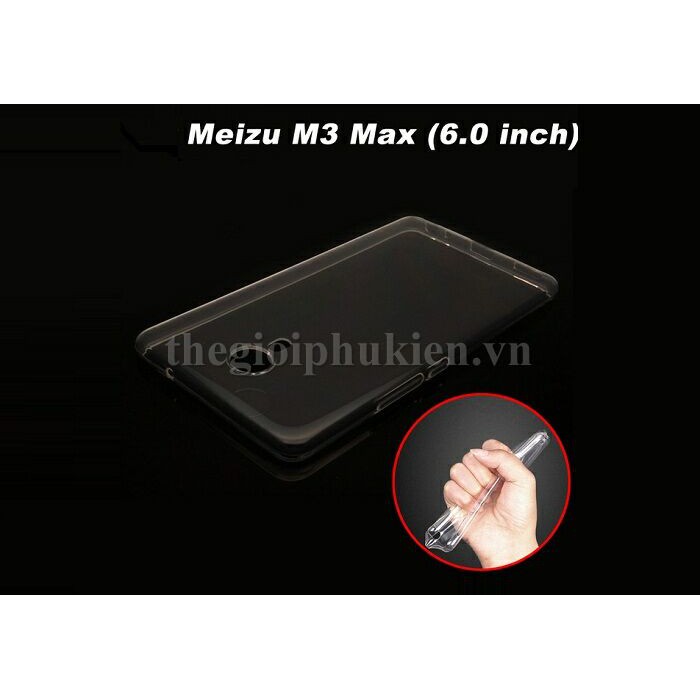 [Hàng mới về] Ốp lưng silicon dẻo trong Meizu M3 Max