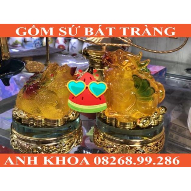 Thiềm thừ Tỳ Hưu 18cm - Gốm sứ Bát Tràng Anh Khoa