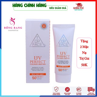 [Chính Hãng Hàn Quốc] Kem chống nắng - Xịt chống nắng bật tông chiết xuất từ Collagen ARRATOPFACE Hàn Quốc 70ml
