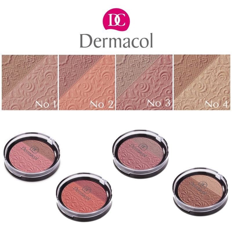 Phấn Má Hồng Tác Động Kép Tạo Khối Dermacol Duo Blusher 8.5g