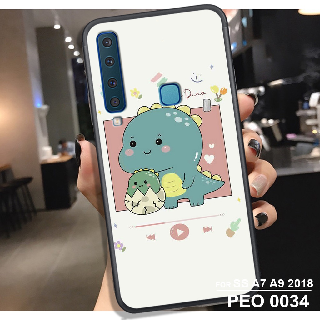 [HOT]ỐP SAMSUNG A30S - A50 - A70 - A7 2018 - A9 2018 , IN HÌNH KHỦNG LONG CHIBI SIÊU DỄ THƯƠNG.
