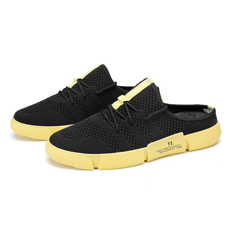 Giày Lười Vải canvas Dạng Lưới Thoáng Khí Mẫu 39-44 qk03