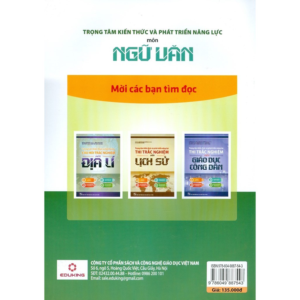 Sách - Trọng Tâm Kiến Thức Và Phát Triển Năng Lực Môn Ngữ Văn - Chìa Khóa Chinh Phục Kì Thi Tốt Nghiệp THPT | BigBuy360 - bigbuy360.vn